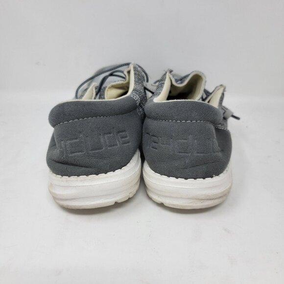 Hey Dude Wally Sox Funk Slate Gray Men's Size 9 Comfort Shoes - Picture 4 of 5